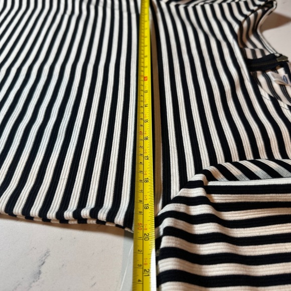 NWT Women’s Old Navy Black and White Striped Long Sleeve Dress size L - Picture 6 of 12